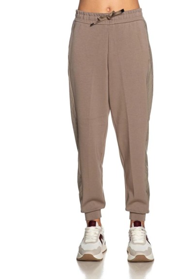 Pantaloni Tuta Jogger Armani Exchange Donna in Viscosa Stretch con Ban