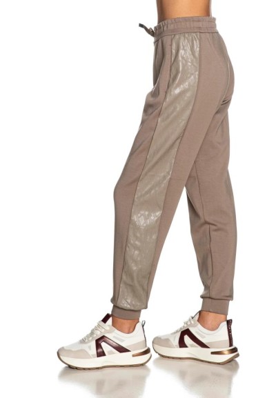Pantaloni Tuta Jogger Armani Exchange Donna in Viscosa Stretch con Ban