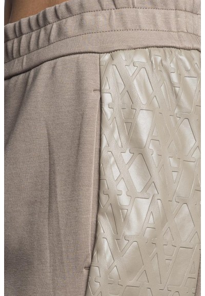 Pantaloni Tuta Jogger Armani Exchange Donna in Viscosa Stretch con Ban