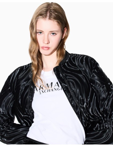 T-shirt Slim Fit Armani Exchange Donna in Cotone 100%  Mod. XW001351  