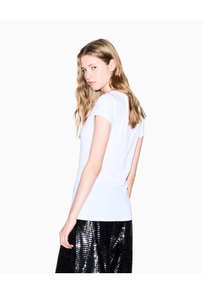 T-shirt Slim Fit Armani Exchange Donna in Cotone 100%  Mod. XW001351  