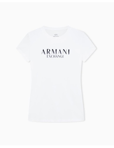T-shirt Slim Fit Armani Exchange Donna in Cotone 100%  Mod. XW001351  