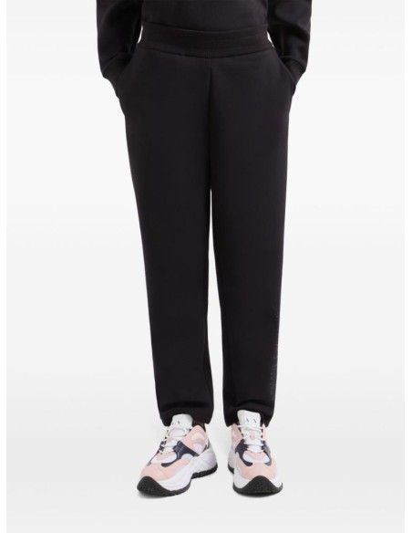 Pantaloni Jogging Neri Donna Armani Exchange  | Mariadesole.it