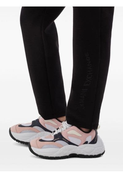 Pantaloni Jogging Neri Donna Armani Exchange  | Mariadesole.it