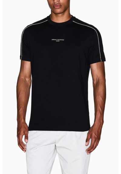 T-shirt Uomo Armani Exchange in Cotone con Logo sul Petto  | Mariadeso