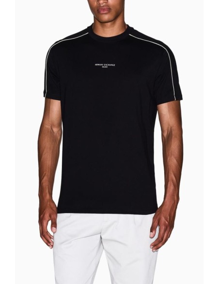 T-shirt Uomo Armani Exchange in Cotone con Logo sul Petto  | Mariadeso