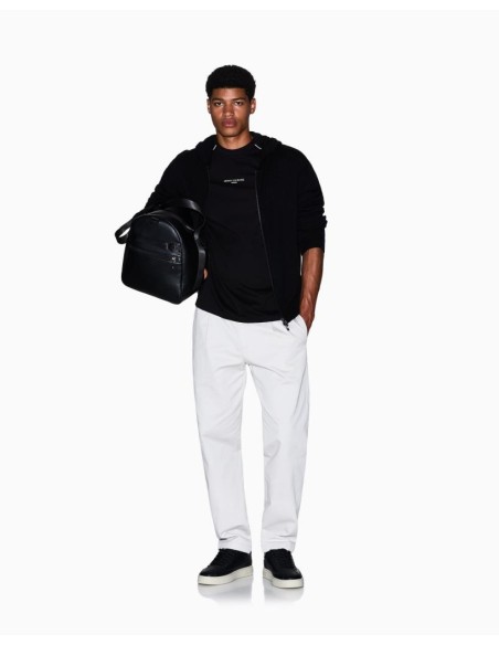 T-shirt Uomo Armani Exchange in Cotone con Logo sul Petto  | Mariadeso