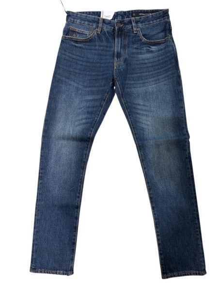 Armani Exchange Jeans Uomo Skinny Fit in Denim Stretch Blu  | Mariades