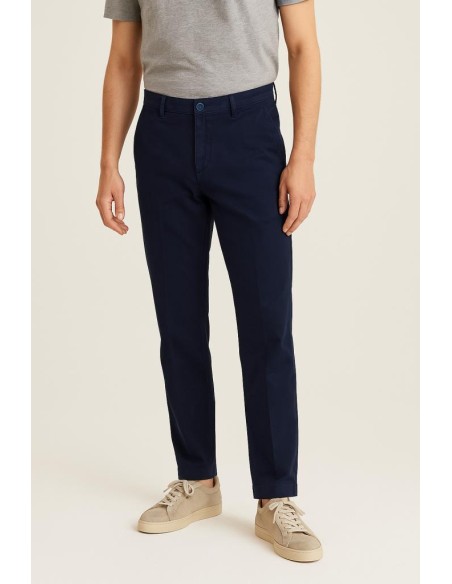 Pantalone Uomo Fulco Regular Fit in 100% Poliammide Blu e Beige  | Mar