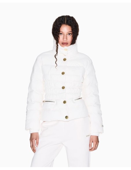 Armani Exchange Giubbotto Donna in Nylon Taffetà Leggero Imbottito con