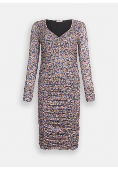 Abito longuette Liu Jo donna in jersey con stampa e scollo a V  | Mari