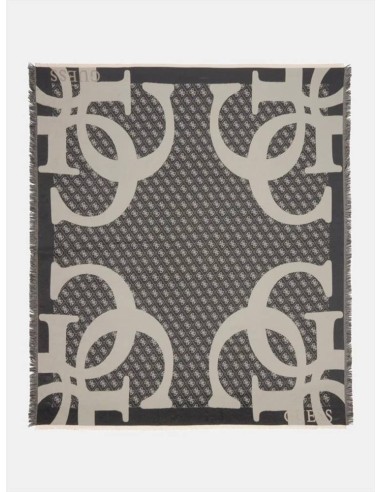Sciarpa donna Guess kefiah 4G logo in poliestere 135x135 cm  | Mariade