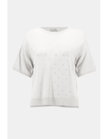 Joseph Ribkoff Maglione Donna Lavorato a Maglia con Maniche a Gomito  