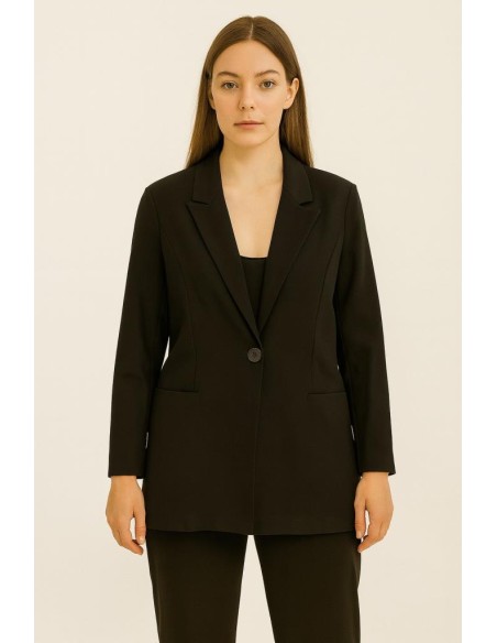 Ragno Blazer Donna Over Destrutturato in Tessuto Compact Monopetto  | 