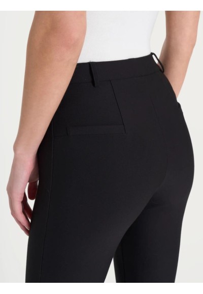 Ragno Donna Pantalone Flare Cropped in Compact  | Mariadesole.it