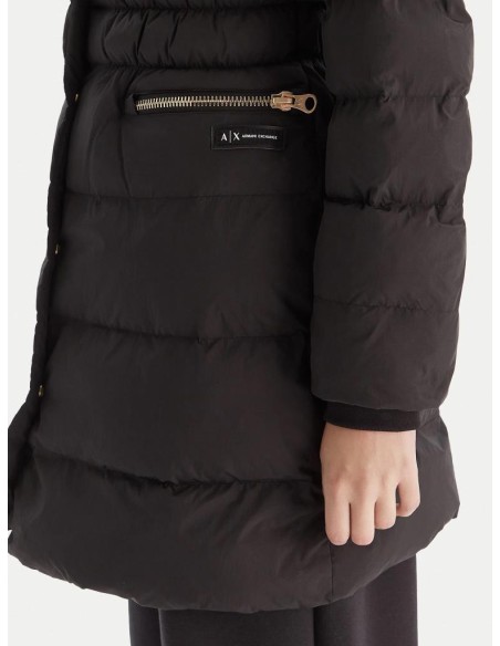 Armani Exchange Cappotto Donna Imbottito in Nylon con Isolamento Termi