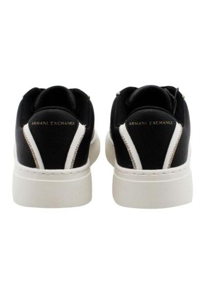 Sneakers Donna Armani Exchange Black Pale Gold  | Mariadesole.it