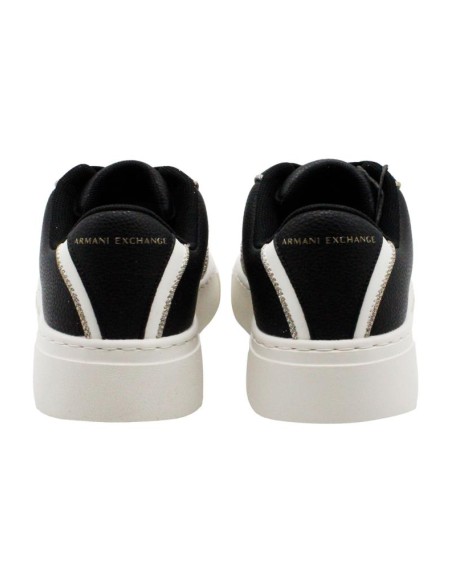 Sneakers Donna Armani Exchange Black Pale Gold  | Mariadesole.it