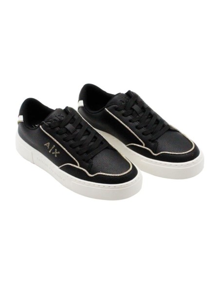 Sneakers Donna Armani Exchange Black Pale Gold  | Mariadesole.it
