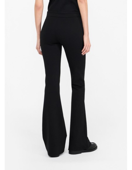 Liu Jo Pantaloni Donna Flare in Punto Milano con Cintura Logo  | Maria