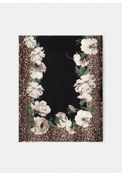 Liu Jo Stola Donna Animalier Floreale in Viscosa Garzata  | Mariadesol