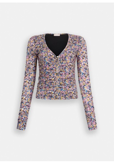 Maglia Liu Jo donna in jersey con stampa e bottoni metallici  | Mariad