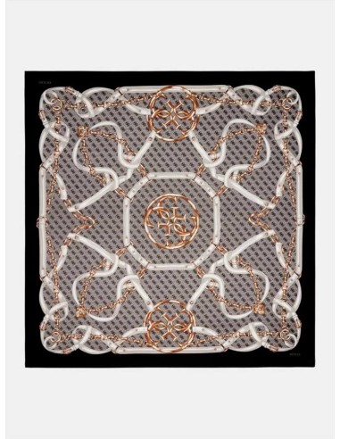 Guess Kefiah Donna Noelle 4G Logo con Dettaglio Catene  | Mariadesole.