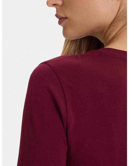 Guess T-shirt Donna Manica Lunga Slim Fit  | Mariadesole.it