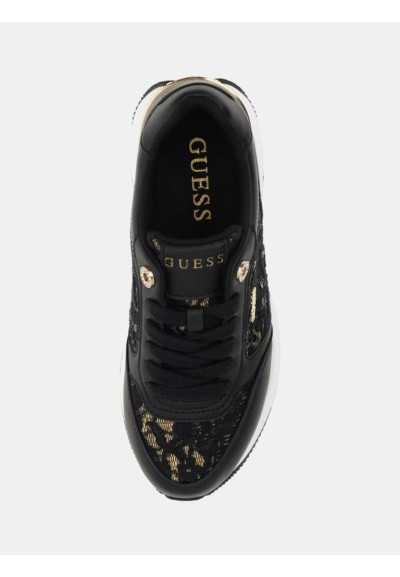 Guess Runner Camrio Donna in Pizzo e Similpelle con Zeppa 7 cm  | Mari