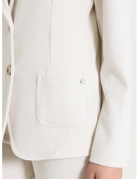 Ragno Blazer Donna in Velvet con Due Bottoni e Collo Rever  | Mariades