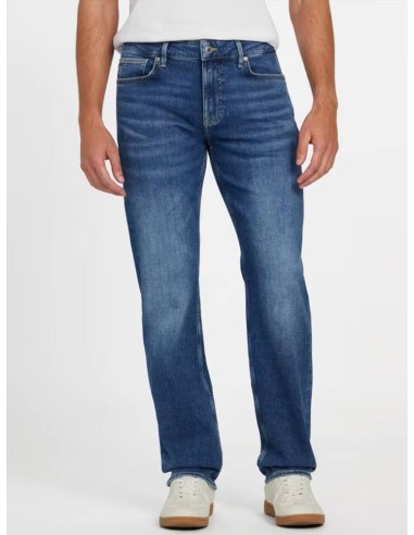 Guess Jeans Uomo Eco Angels Slim-Fit Straight in Denim Stretch  | Mari