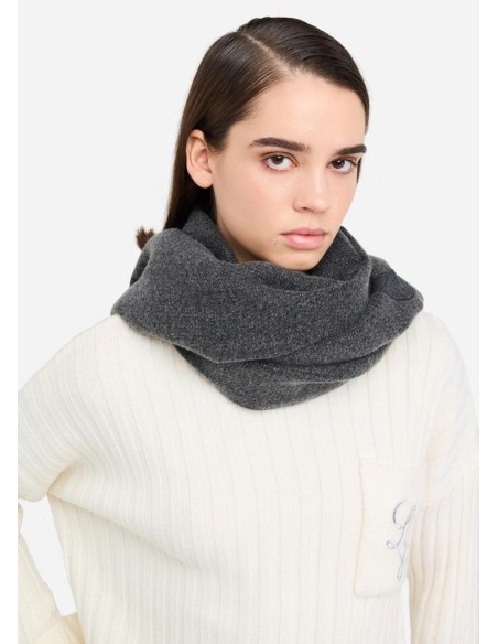 Liu Jo Stola Donna con Logo Embossed e Frange  | Mariadesole.it