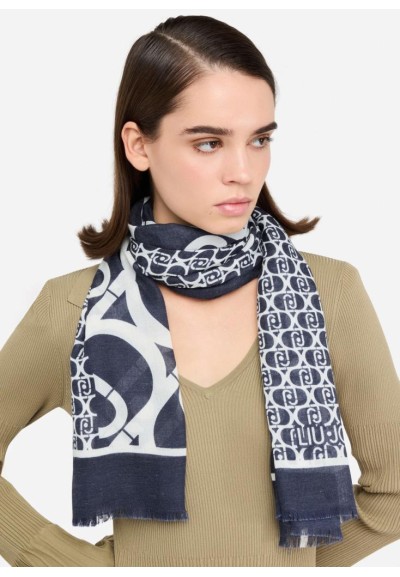 Liu Jo Stola Donna in Cotone Stampato con Pochette Logata  | Mariadeso