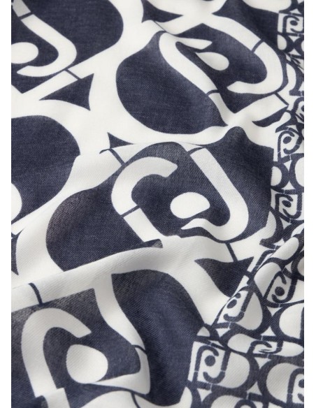 Liu Jo Stola Donna in Cotone Stampato con Pochette Logata  | Mariadeso