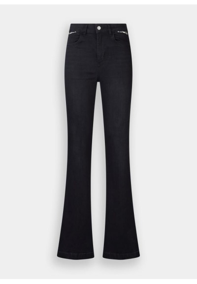 Liu Jo Jeans Donna Flare a Vita Alta Bottom Up con Strass  | Mariadeso