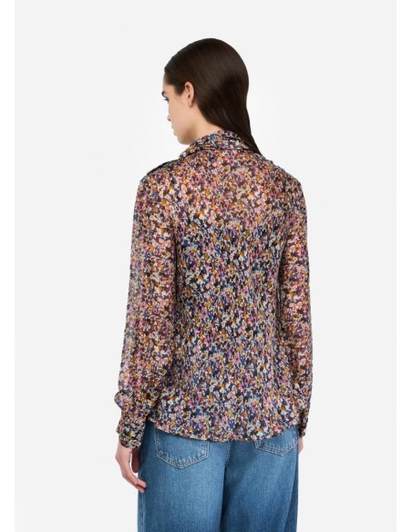 Liu Jo Blusa Donna in Chiffon di Seta con Stampa Floreale  | Mariadeso