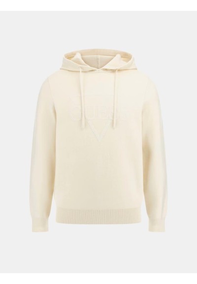 Guess Maglione Uomo con Cappuccio e Logo Triangolo  | Mariadesole.it