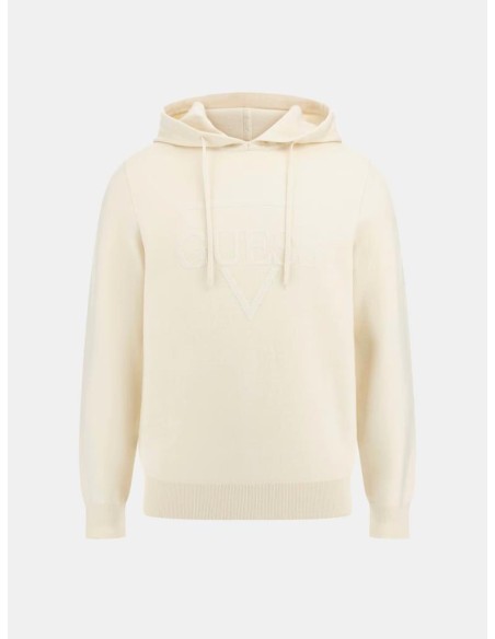 Guess Maglione Uomo con Cappuccio e Logo Triangolo  | Mariadesole.it