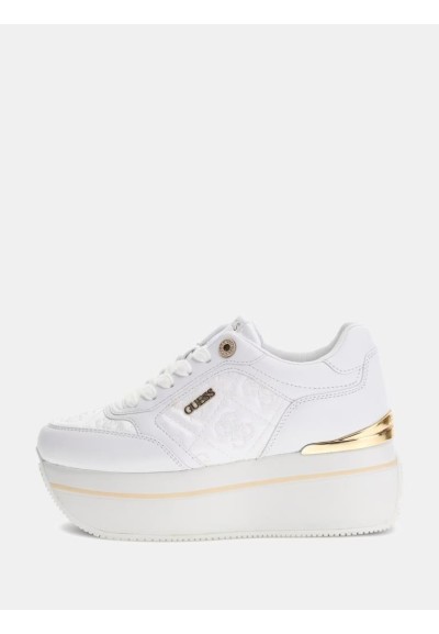 Sneakers Guess donna Runner Camrio 4G logo con suola alta  | Mariadeso