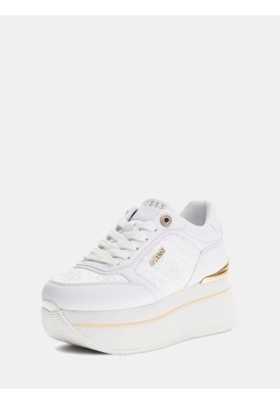 Sneakers Guess donna Runner Camrio 4G logo con suola alta  | Mariadeso