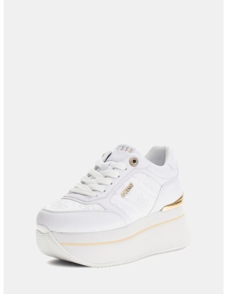 Sneakers Guess donna Runner Camrio 4G logo con suola alta  | Mariadeso