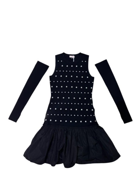 Abito Liu Jo Donna con borchie e gonna strutturata  | Mariadesole.it