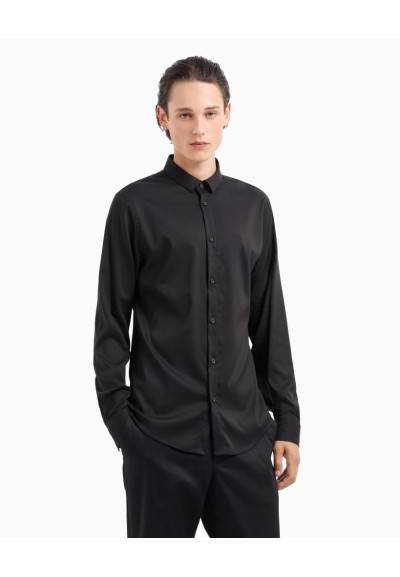 Camicia Uomo Armani Exchange Regular Fit Ultra Stretch – Collo Classic