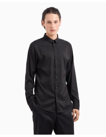 Camicia Uomo Armani Exchange Regular Fit Ultra Stretch – Collo Classic
