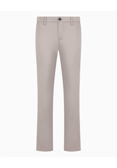 Pantaloni Chino Uomo Armani Exchange – Popeline di Cotone, Vestibilità