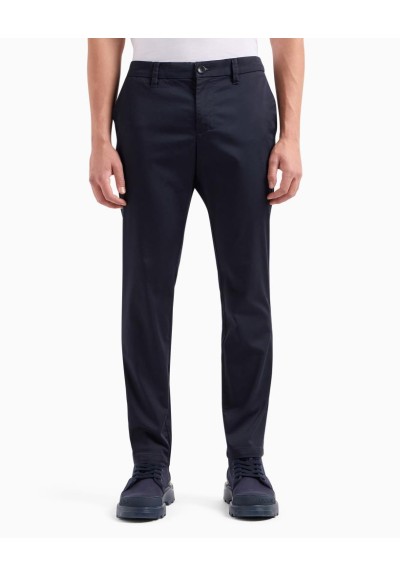 Pantaloni Chino Uomo Armani Exchange – Popeline di Cotone, Vestibilità