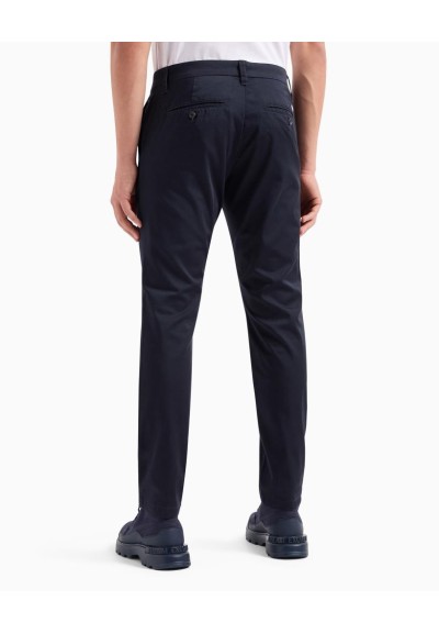 Pantaloni Chino Uomo Armani Exchange – Popeline di Cotone, Vestibilità