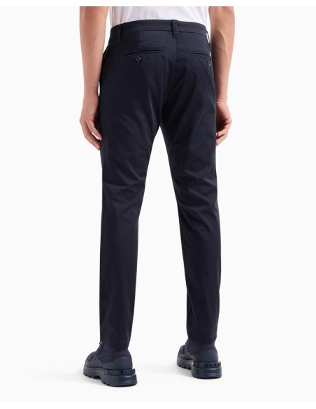Pantaloni Chino Uomo Armani Exchange – Popeline di Cotone, Vestibilità