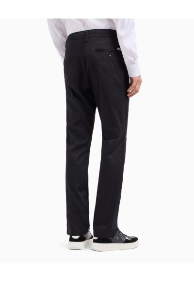 Pantaloni Chino Uomo Armani Exchange – Popeline di Cotone, Vestibilità
