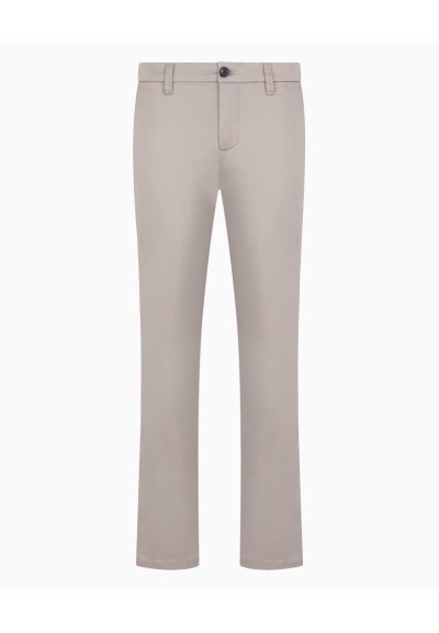 Pantaloni Chino Uomo Armani Exchange – Popeline di Cotone, Vestibilità